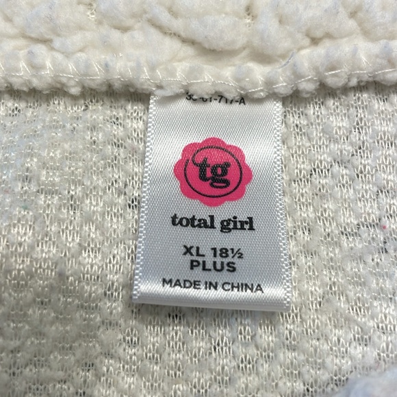 Girls sweater Total girl juniors size XL 18 1/2 Plus snowman - Picture 3 of 6